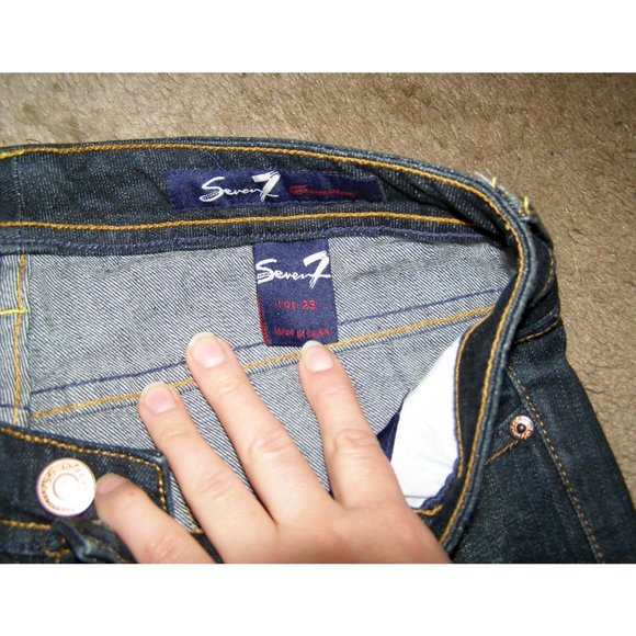 New size 29/8 Jeans by 7 for All Mankind Slight flare - Picture 4 of 10